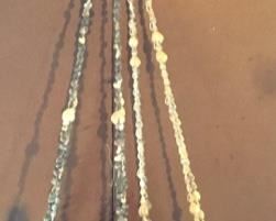 COCONUT PLANTER W/SEASHELLS HANGER