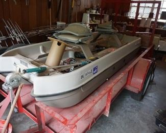 Boat, trailer, motor--all sold seperately