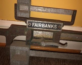 Large Antique Fairbanks scale