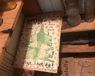 Antique bottles.  Many were dug locally!