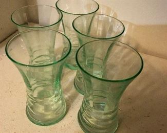 5 vintage Juice glasses BUY IT NOW $10