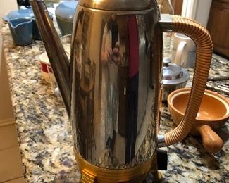 VINTAGE 1950s CORY CROWN JEWEL ELECTRIC COFFEE PERCOLATOR -Gold Base -DAP-2 BUY IT NOW $30 without cord