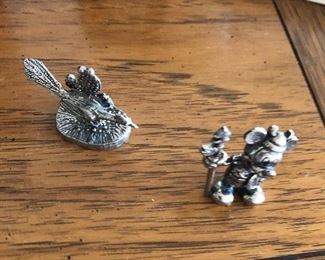 Disney Pewter Mickey Mouse, Road Runner BUY IT NOW $5 EACH