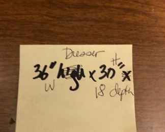 4 Drawer Night stand 20W X 15.5 D X 27 H