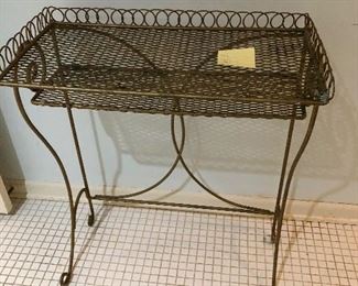 Mid-Century Modern Telephone Stand 24"L x 12" D x 30" H BUY IT NOW $38