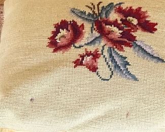 Needlepoint pillow BUY IT NOW $10
