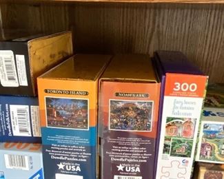 Group of 15 Puzzles AS IS and Yahtzee BUY IT NOW $35