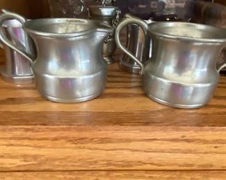 2 Pewter creamers BUY IT NOW $10