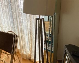 Tripod Chrome lamp 557.5" Tall BUY IT NOW $125