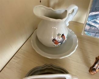 Ceramic Pitcher and underliner BUY IT NOW $10