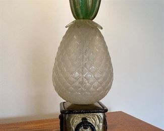 Murano Pineapple measures approximately 21" BUY IT NOW $50