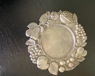 Pewter wine coaster, BUY IT NOW $10