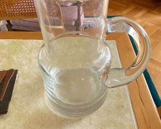 Studio Glass Pitcher $10