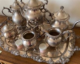 Silver Plate tea set $150