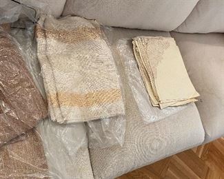 linens place mats $1 Each and Napkins $1 Each