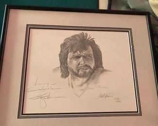 Pencil Sketch Signed by and artist 203/4000