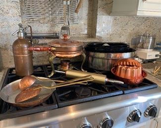 Copper Pans, Copper molds