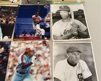 Authenicated Baseball Greats photos