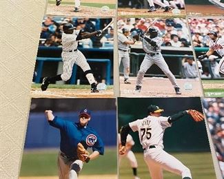 Authenicated Baseball Greats photos