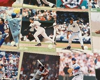 Authenicated Baseball Greats photos