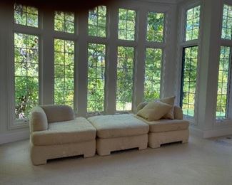 3 Piece sofa, great for the end of your bed. BUY IT NOW $450