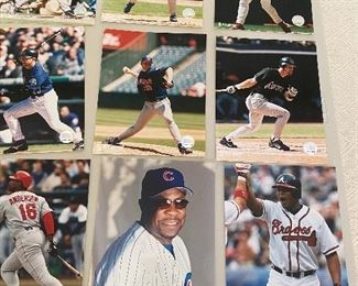 Authenicated Baseball Greats photos