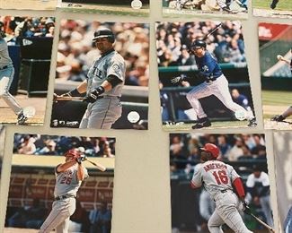 Authenicated Baseball Greats photos