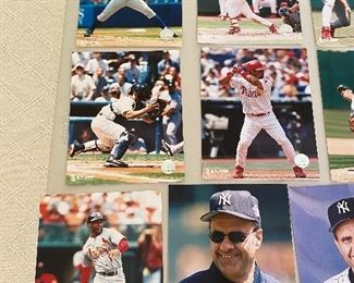 Authenicated Baseball Greats photos