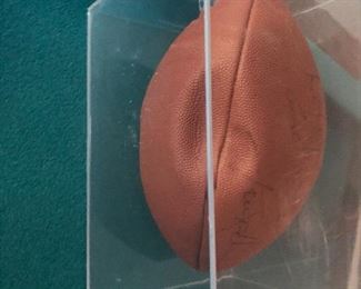 2 signed footballs