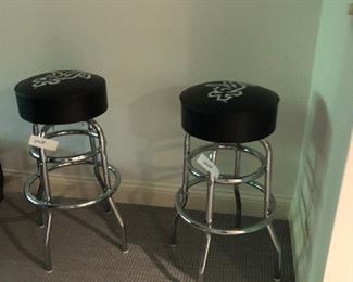 2 White Sox Bar stools BUY IT NOW $160