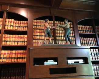 Large Law Library, Sets of Leather Bound books, Antique Books, Sports books, and more