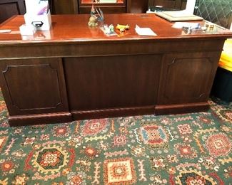 Large Law Desk 75.25"w x 37.5 D x 30"H BUY IT NOW $100
