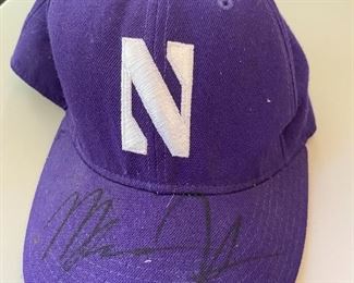 Northwestern Hat Signed by Michael Jordan???