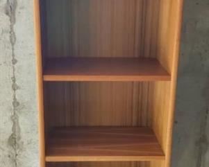 Skinny Tall Laminate Book Shelf
