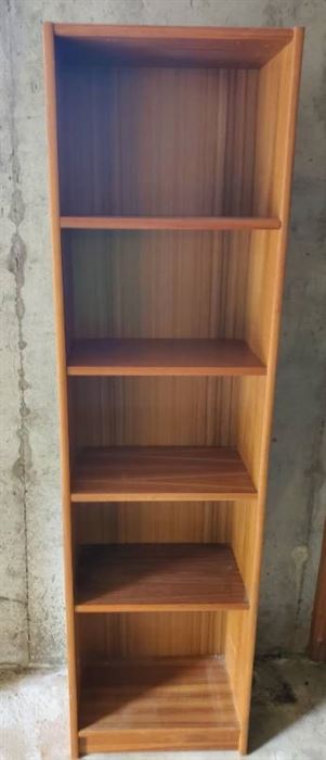 Skinny Tall Laminate Book Shelf