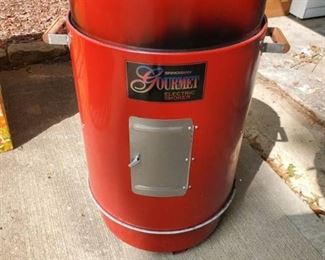 Red Brinkmam Gourmet Electric Smoker Tested and Working