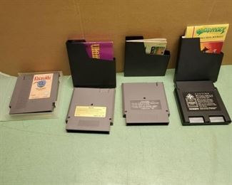 Lot of 4 Actions Sword Fighting Nintendo Entertainment System Games. Exodus Ultima. Faxanadu .SCHERAZADE and Gauntlet