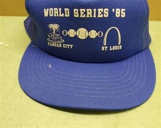 Vintage Blue Royals 1985 World Series. Poky Foam Mesh Snapback