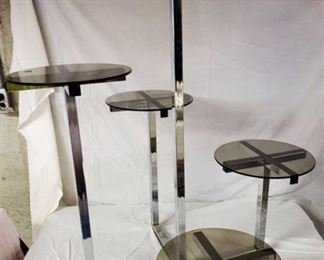 Metal 5 Tier Pedestal Display Shelf