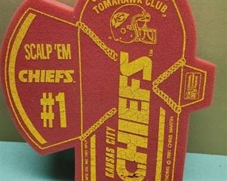 Chiefs Vibtage Tomahawk Club. Foam Tomahawk