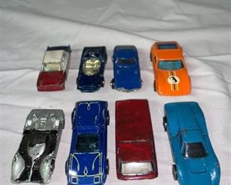 Lot of 8 Vintage Hot Wheels/Lesney/Play Art Cars Some Redline Location Shelf 1