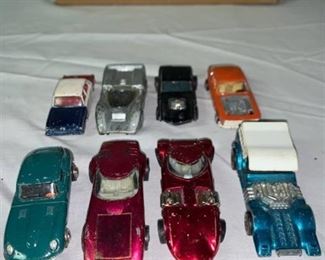 Lot of 8 Vintage Hot Wheels/Lesney/Play Art Cars Some Redline Location Shelf 1