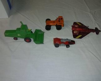 Lot Of 4 Jumbo Sized Diecast Cars From Various Makers