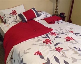 full size bed, nice mattress