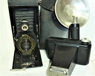 Vintage Kodak, Cinelarger & Argus Camera's