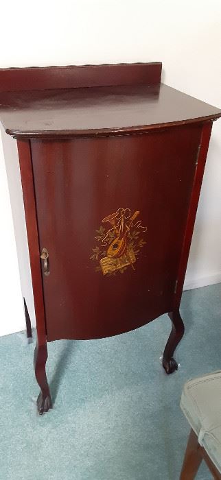 Vintage music cabinet.  Rare find. 