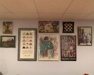 A beautifully framed collection of prints are now available. The Doors of Sage has and the Traverse print has sold. Please call/text Stephanie at 518-944-0256 to secure this unique find!