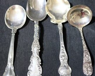 Lot# 28 - Lot of 4 Sterling Silver Spoons