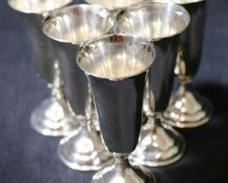 Lot# 39 - Set of 6 Randall Sterling Silver Cordials