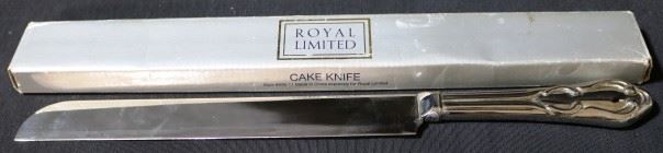 Lot# 117 - Royal Limited Silver Plated Cake Knife